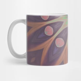 Petal Whispers" - A Fairy-inspired Floral Mandala with Pastel Dots Mug